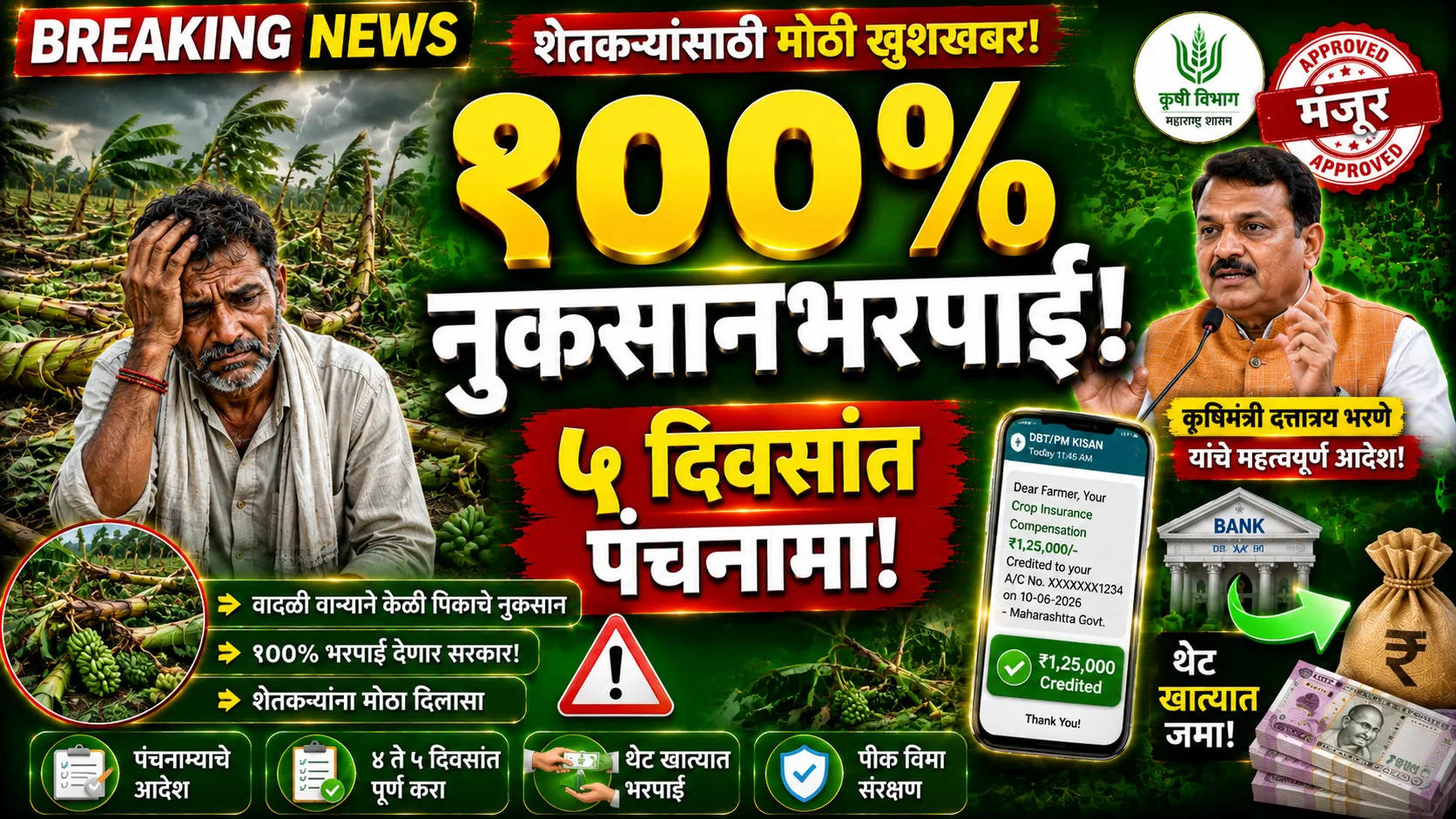 Banana Crop Damage Update