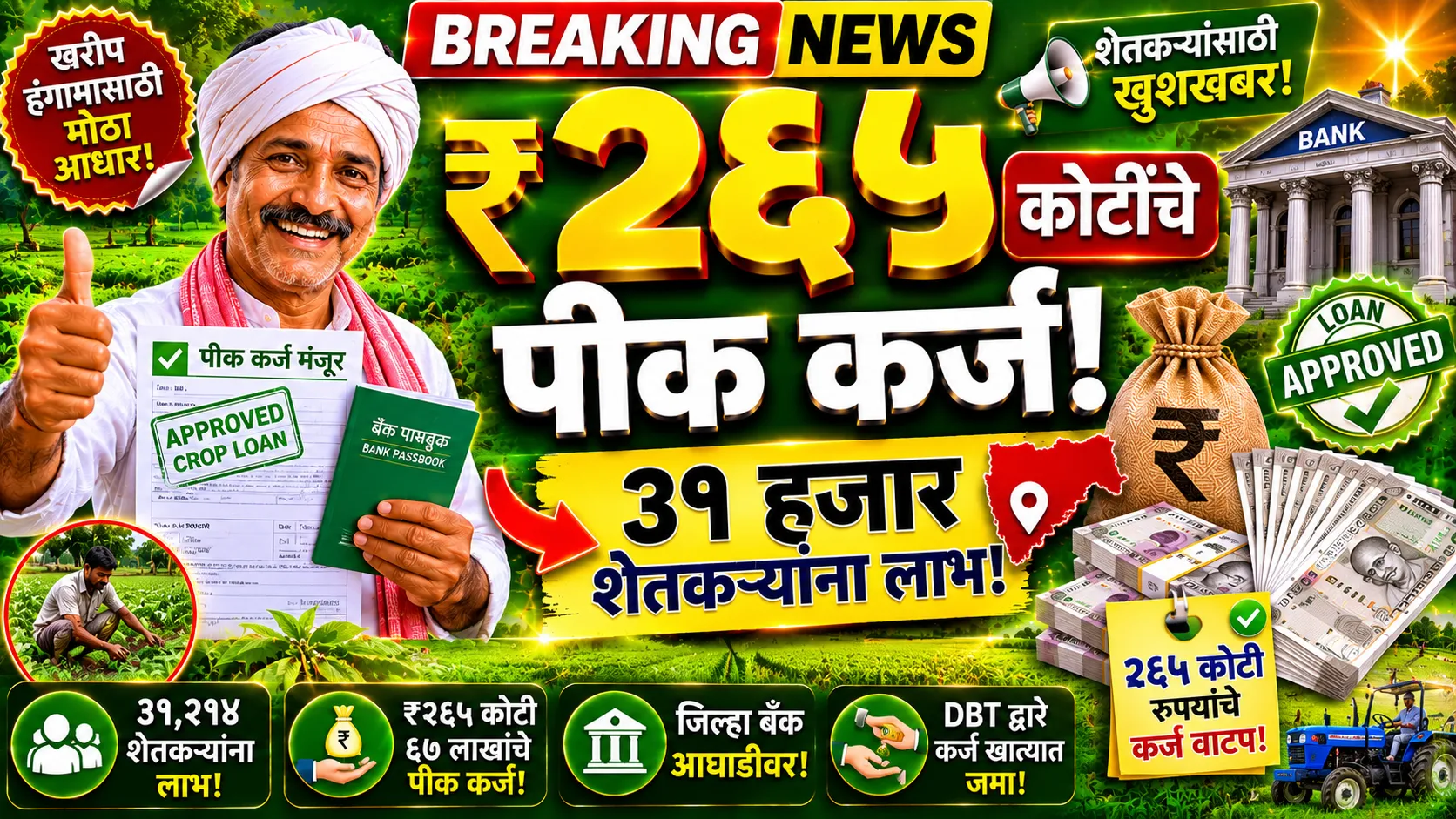 Kharif Crop Loan Update