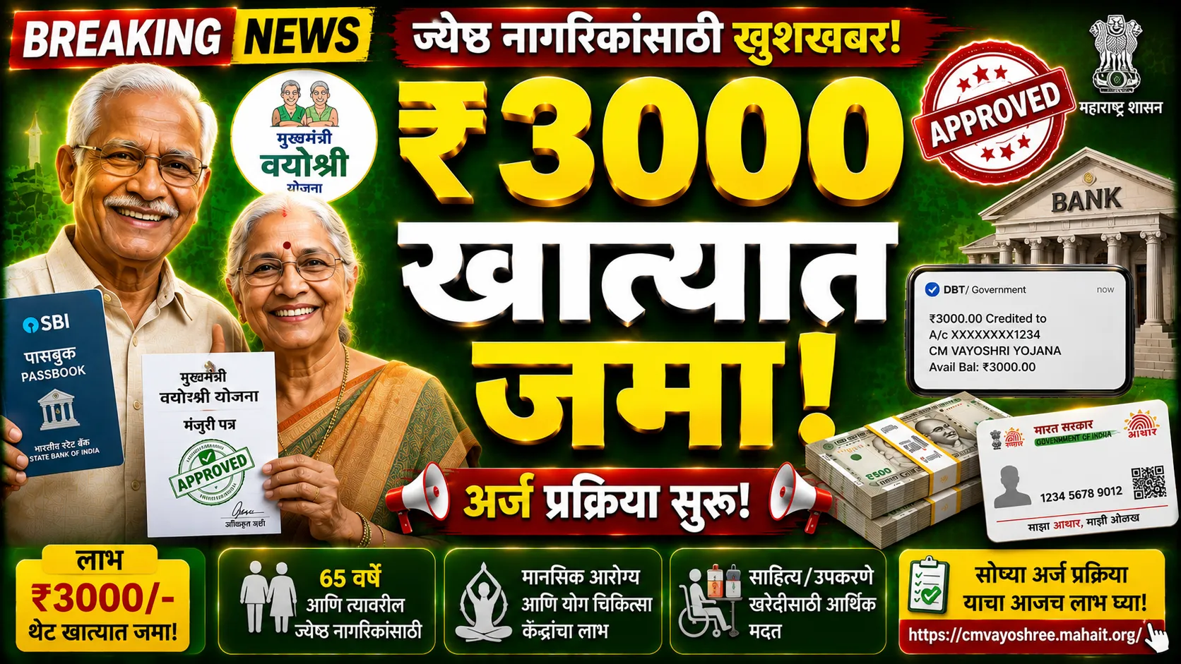 Mukhyamantri Vayoshri Yojana